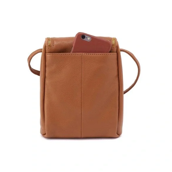 HOBO Fern Crossbody Bag Open Brown NWT Leather - Picture 2 of 9